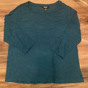 VERA WANG TOP- Green with Gold